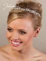 Silver headband Butterfly motif 