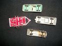 Lot of 3 Die Cast trucks FREE tootsietoy motorcycl