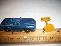 Blue Metalic Mercedes 450 SL Tootsietoy and FREE s