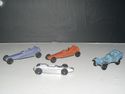 Vintage Lot of 4 Tootsietoy race cars