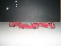 Vintage Lot of 3 Tootsietoy firetrucks