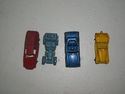 Vintage Lot of 4 Tootsiecars