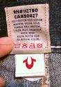 TRUE RELIGION mens BILLY BIG T row 34 seat 34 BLAC