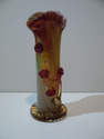 Red Orange Flower Vase