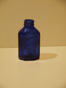 Small Cobalt Blue Medicine Bottle