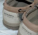 Bluefish Sperry Top Sider Lt Brown leather kids si