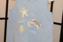 Kelly's kids light blue overalls embroidered cow j