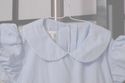 Beautiful light blue hand smocked dress w/puff sle