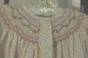 Carousel Wear peach & lilac hand smocked bishops s