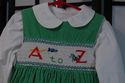 The Plantation Shop green corduroy jumper dress & 