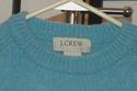 J. Crew Aqua blue men's crewneck sweater -size lar