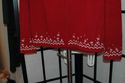 Cute or Ugly Christmas zip sweater! Red w/sparkly 