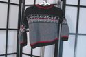 Hartstrings Baby Sled Nordic pullover gray, black 