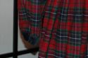 Friends red Tartan plaid hand smocked long sleeved