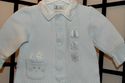 Beatrix Potter Lt. blue quilted embroidered Peter 