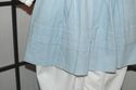 Peaches & Cream light blue micro-checked dress w/ 