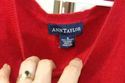 Ann Taylor Red sleeveless sweater 100% cashmere - 