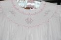 Bishops style hand smocked dress pink w/ embroider