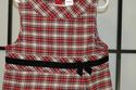 Gymboree Red & black Tartan plaid flannel jumper d