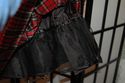 Rare Editions hand smocked red tartan plaid dress 