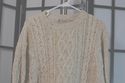 Northwest Territory Ivory Aran Fisherman Pullover 