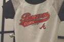 Atlanta Braves baseball one piece -3-6 mos