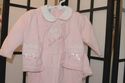 Friedknit  pink cotton knit footed one-piece w/ ma