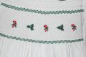 Fantaisie White hand smocked Christmas dress- 3T