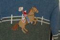 Kitestrings embroidered cowboy sweater size 7