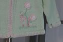 Hartstrings Baby mint green & pink zip cardigan sw