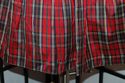 Rare Editions hand smocked red tartan plaid dress 