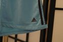  Adidas light blue shorts three striped embroidere