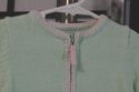 Hartstrings Baby mint green & pink zip cardigan sw