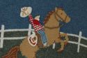 Kitestrings embroidered cowboy sweater size 7