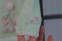 Hartstrings Baby mint green & pink zip cardigan sw