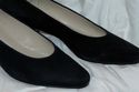 Etienne Aigner black suede leather Madison Pumps -