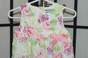 Hartstrings sleeveless pink and green floral rompe