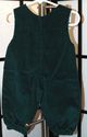 Kelly's Kids Green Corduroy embroidered Santa Clau