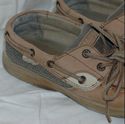 Bluefish Sperry Top Sider Lt Brown leather kids si