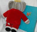 Babar and Father Christmas hardcover book & Gund B