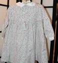   Beautiful embroidered hand smocked dress white w