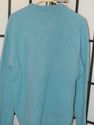 J. Crew Aqua blue men's crewneck sweater -size lar