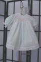 Will'beth Mint Green & white hand smocked bishop h