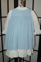 Cornelloki light blue corduroy dress w/ a petticoa