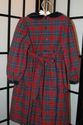 Friends red Tartan plaid hand smocked long sleeved