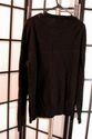 Black & Gray Argyll V-neck Sweater -XL 44 inch che