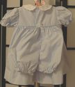 Petite Ami Hand Smocked Lt Blue Dress cotton blend
