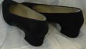 Etienne Aigner black suede leather Madison Pumps -