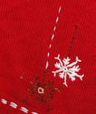 Cute or Tacky? Embroidered Snowflake Christmas swe