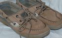 Bluefish Sperry Top Sider Lt Brown leather kids si